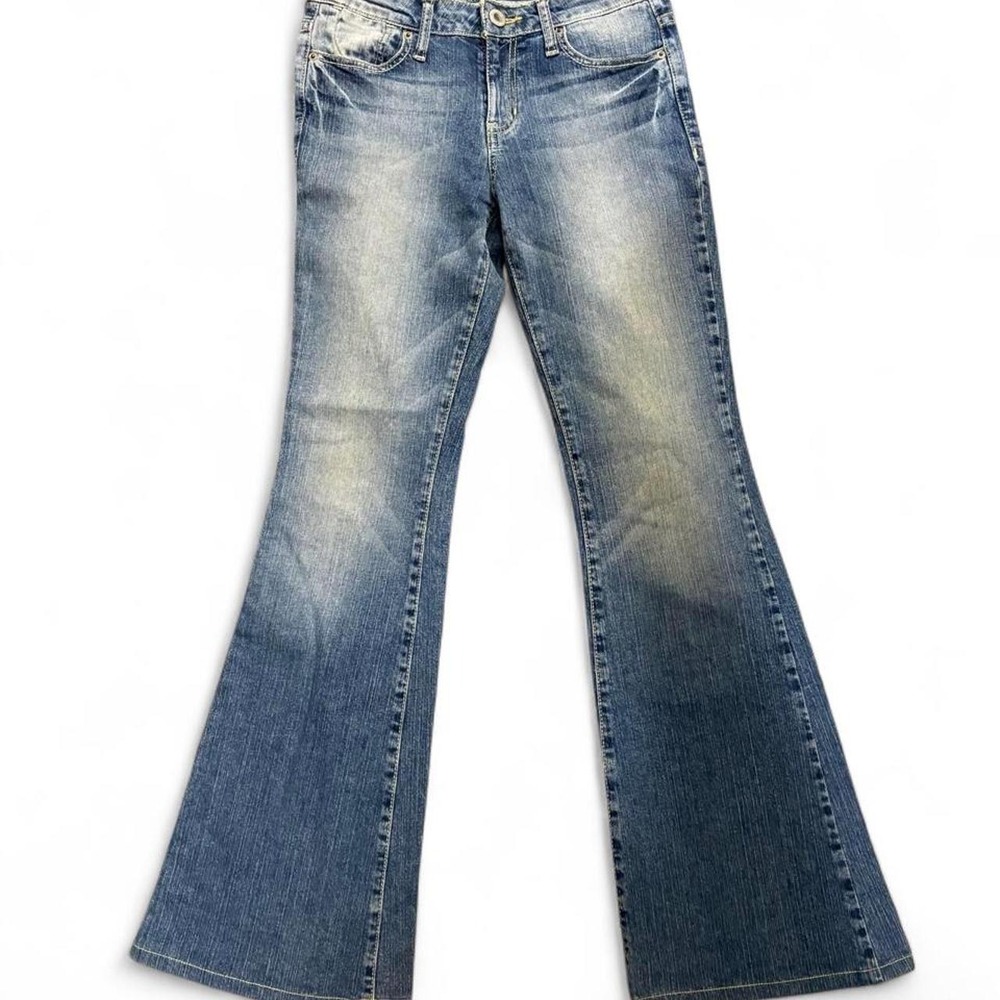 Vintage Y2K GUESS Jeans Women's 27 Low Rise Flare Bootcut